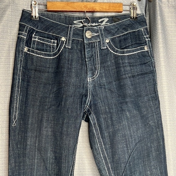 SEVEN7 BLUE JEANS BOOTCUT SIZE 2 - Picture 1 of 11